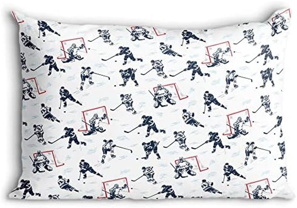 Hockey Action Player Pillowcase | Home Decor