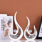 XMGZQ White Modern Decor, White and Silver Living Room Decor,Home Decor Accen...