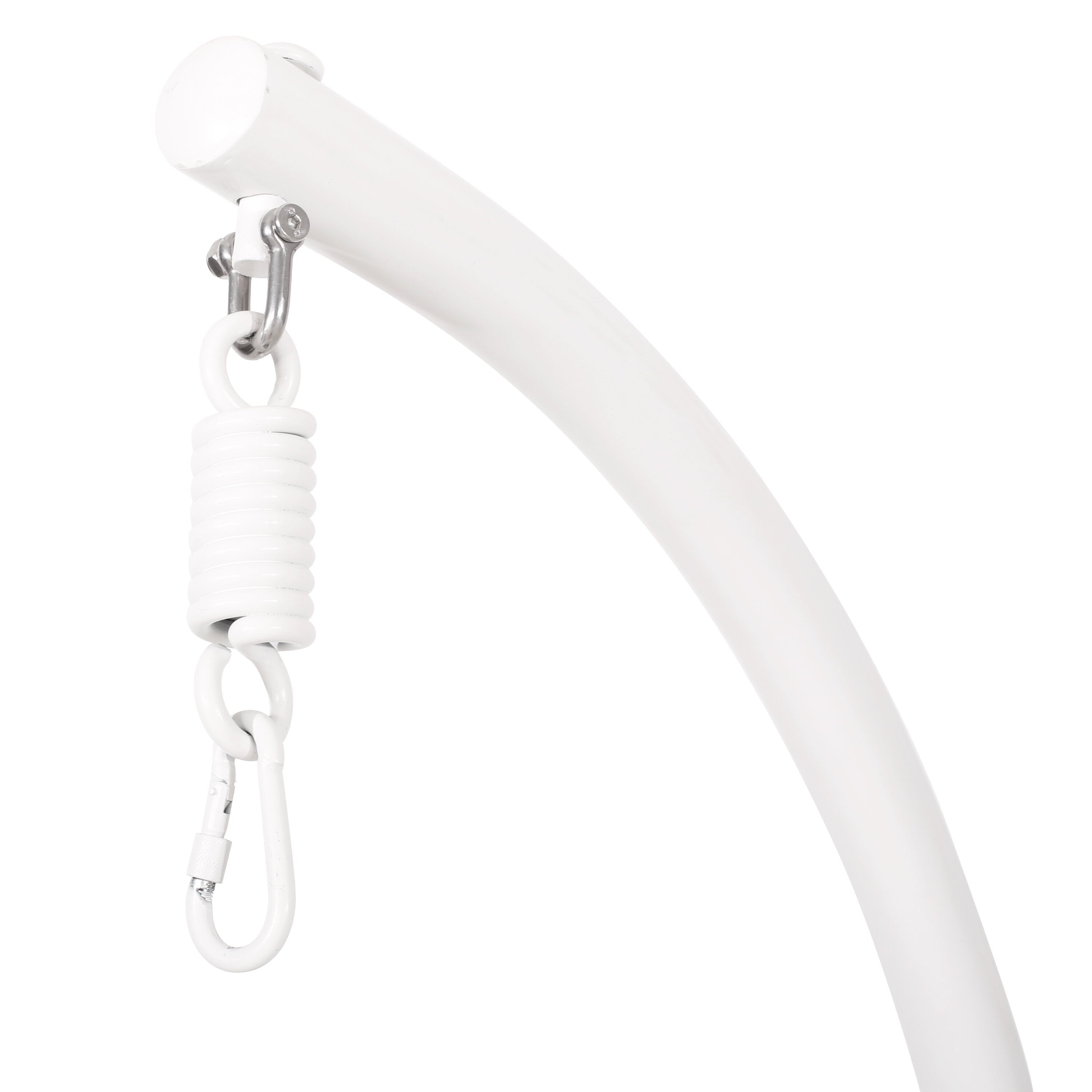 Hanging Chair Bottom White Iron Garden & Outdoor Outdoor & Patio Furniture Patio Furniture Sets