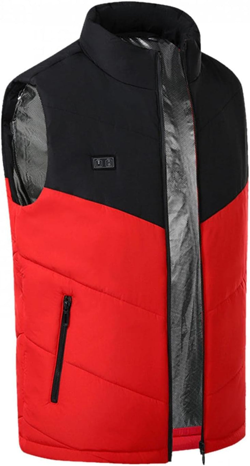 Unisex Heated Vest Jackets for Winter Work USB Charging Lightweight Motorcycle Fishing Heating Clothing