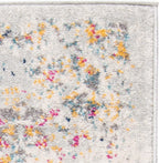 Madison Collection Runner Rug - 2'3" X 14', Grey & Gold, Boho Chic Distressed Design, Non-Shedding & Easy Care, Ideal for High Traffic Areas in Living Room, Bedroom (MAD611F)