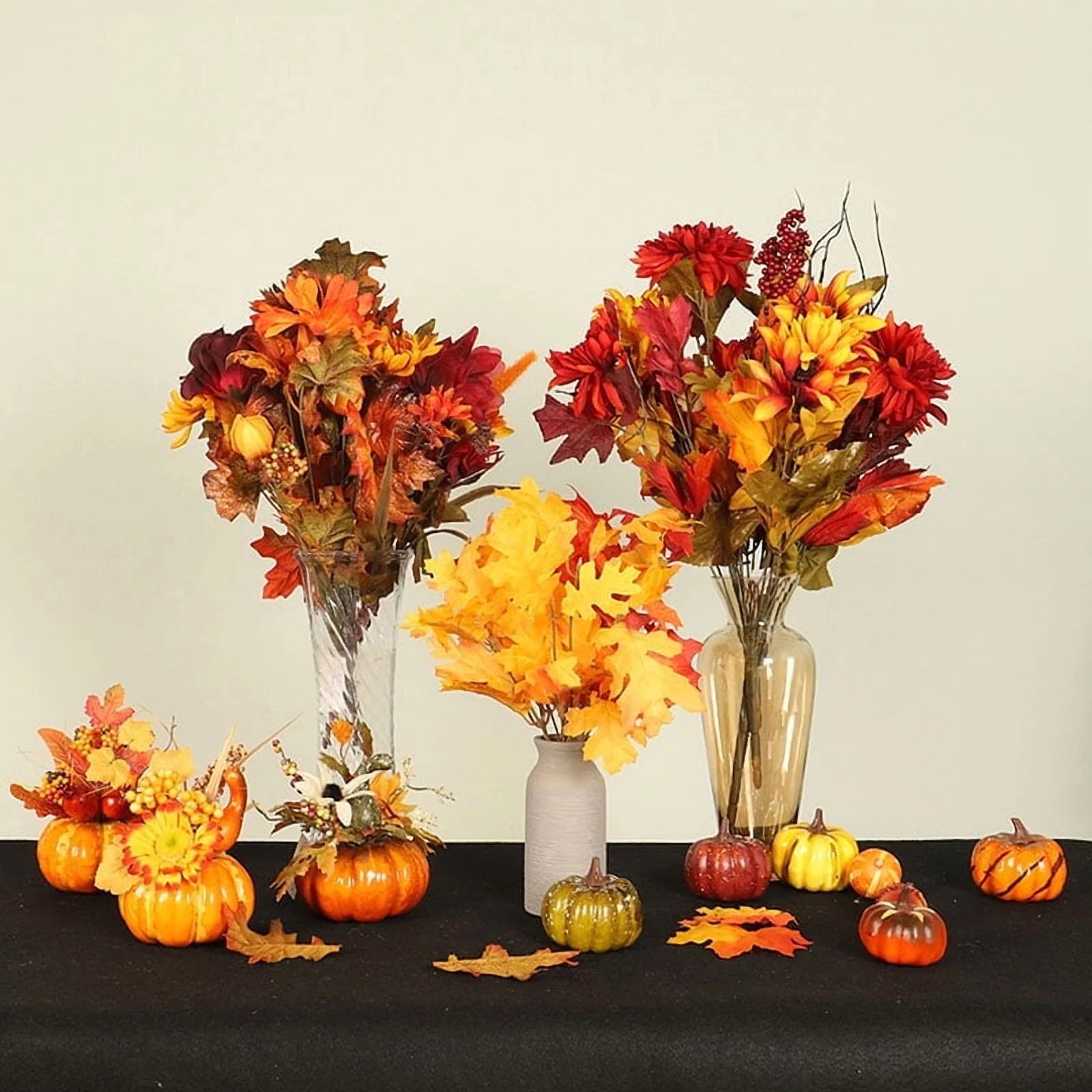 Artificial Pumpkins Table Home Decor House Prop Autumn Fall Harvest Thanksgiving Decoration;Artificial Pumpkins Table Home Decor House Prop Thanksgiving Decoration