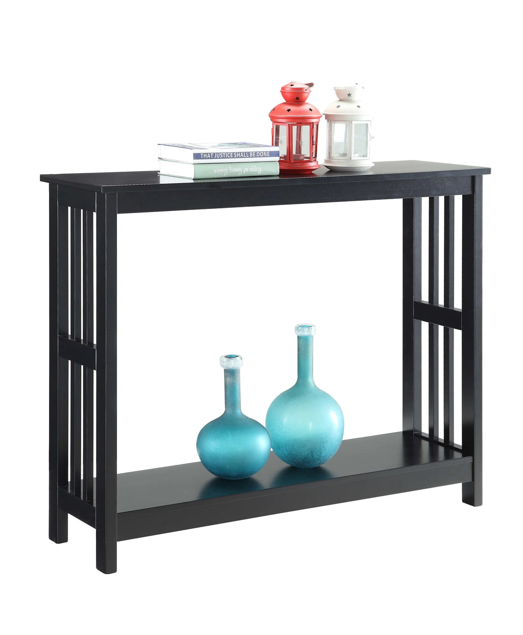 Mission Console Table, Black