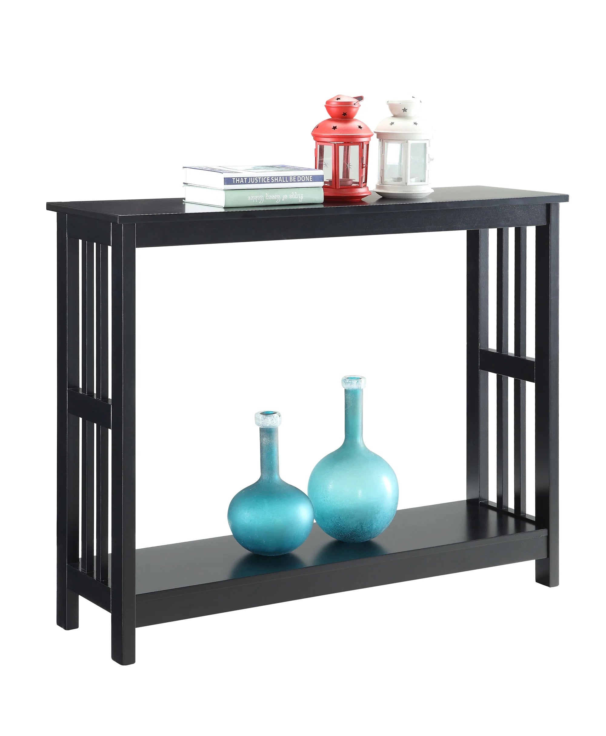 Mission Console Table, Black