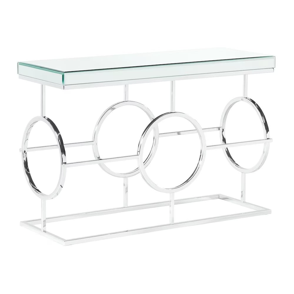 Katie Rectangle Mirrored Sofa Table