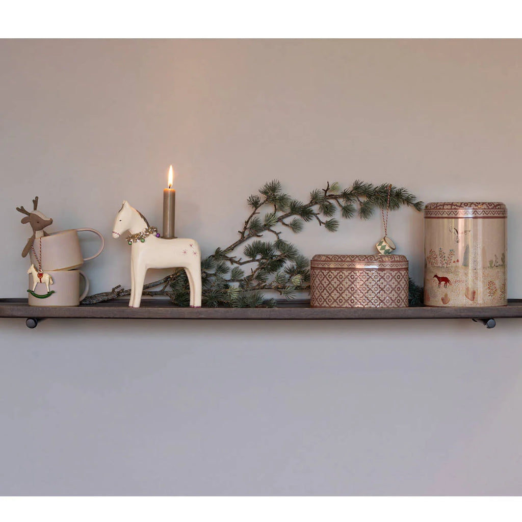 Wooden Horse Candle Holder