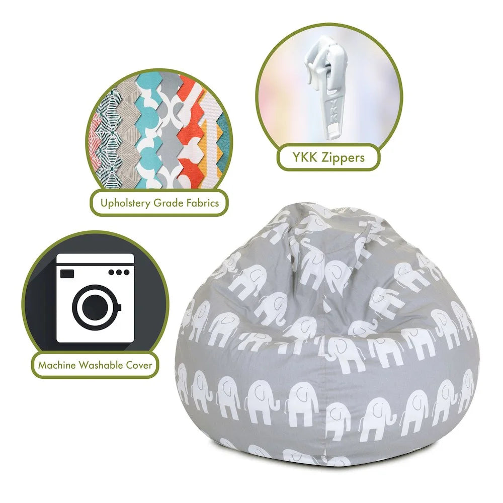 Goods Decorative Gray Ellie Small Classic Bean Bag