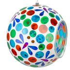 Dragonfly Dreams Glass Mosaic Fly-Through Hanging Bird Feeder