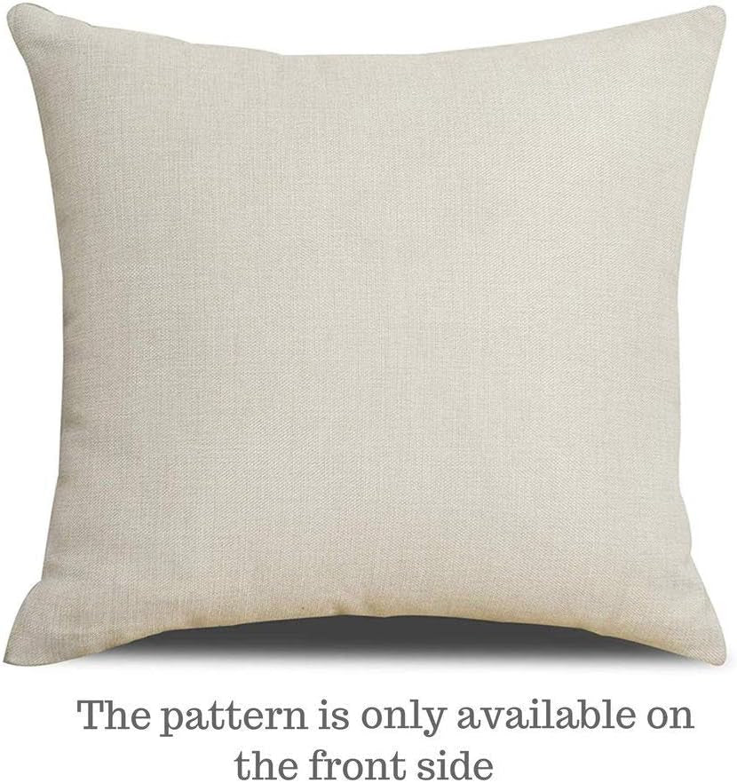 Throw Pillow Covers Cat Pillow Cases Animal Kitty Pillowcase Cotton Linen Cushion Cover for Couch Bed Sofa Patio Car,18" X 18",Set of 4