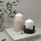 Jesmonite Holder - Candle Holder / Pen or Brush Holder