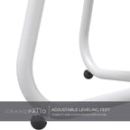 Outdoor Side Table 18-Inch round End Table Accent Table for Bistro Balcony Apartment White