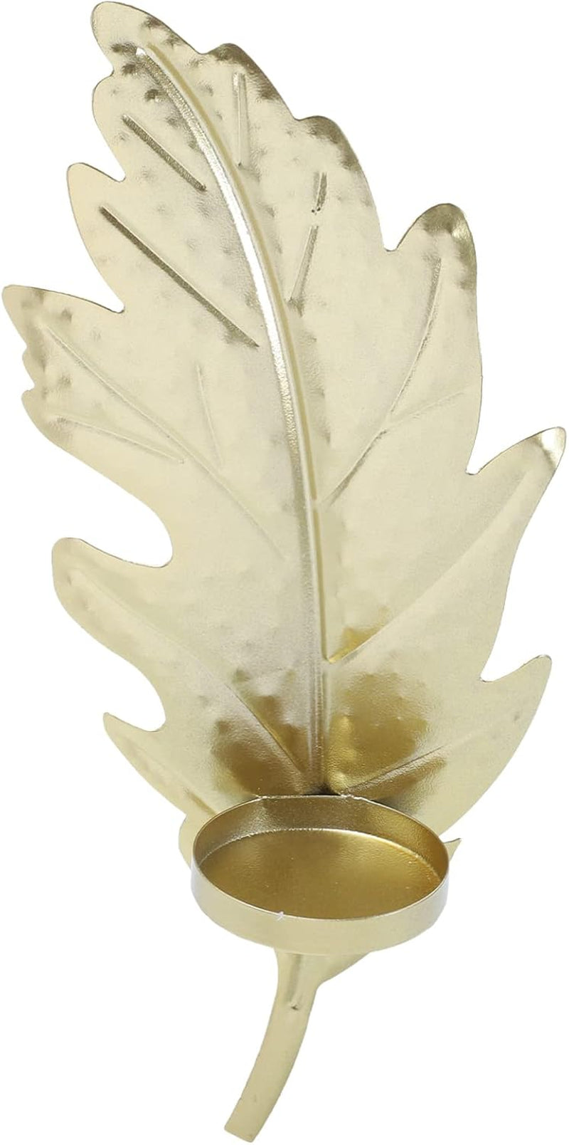 1Pc Wall-Mounted Candle Holder Creative Leaf Design Wall Decor for Living Room Bedroom Dining Accent for Parties and Weddings