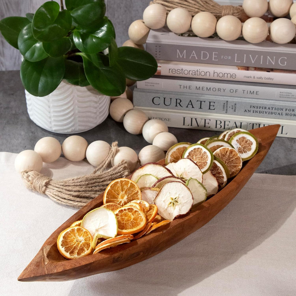 Natural Vase & Bowl Fillers | Dried Orange, Apple & Citrus Slices| Home Decor (Fruit Slices)