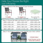 Patio Cushion Covers 24X24X4 Waterproof Outdoor Cushion Cover Replacement 4Packs Outdoor Seat Cushion Slipcover for Rattan Chair Sofa, Grey