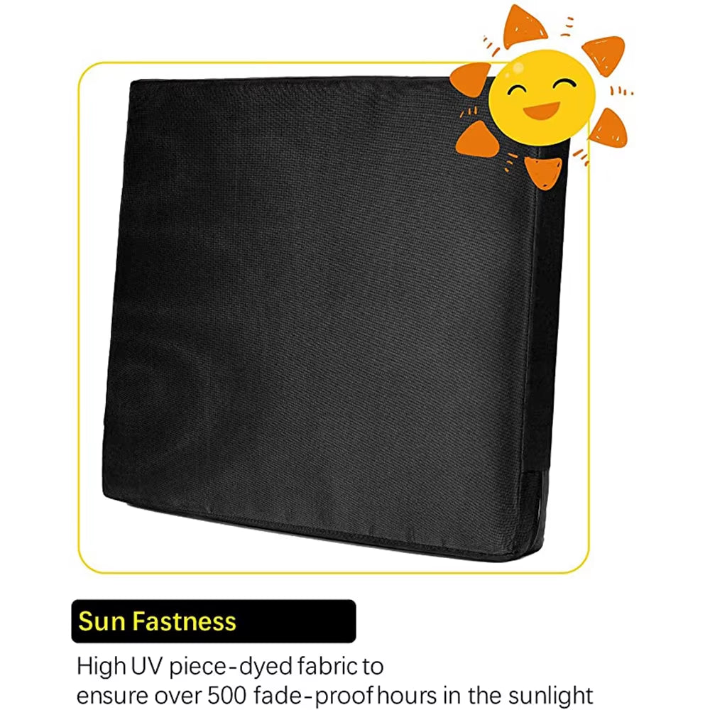 10 Size Patio Chair Seat Covers , Windproof, Water Resistant Patio Cushion Slipcovers Replacement, Patio Cushion Covers
