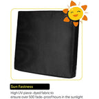 10 Size Patio Chair Seat Covers , Windproof, Water Resistant Patio Cushion Slipcovers Replacement, Patio Cushion Covers