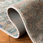 Madison Collection Accent Rug - 3' X 5', Grey & Blue, Modern Abstract Design, Non-Shedding & Easy Care, Ideal for High Traffic Areas in Entryway, Living Room, Bedroom (MAD471F)