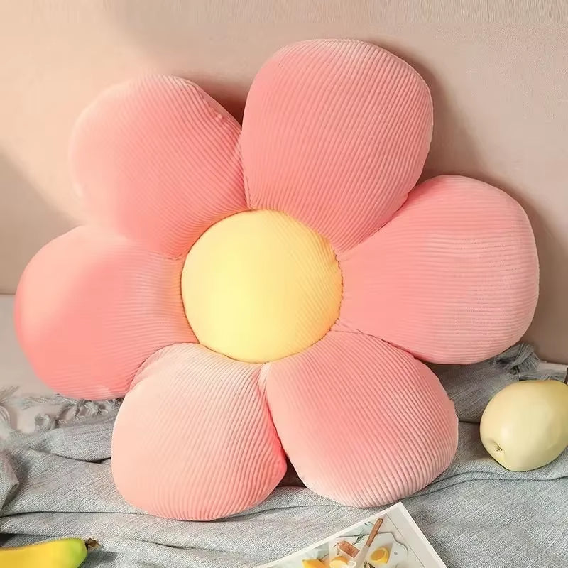 40CM Colorful Flowers Plush Pillow Plant Petal Cushion Stuffed Toys for Girls Baby Home Decor Gift Flower Pillow Home Decor Gift