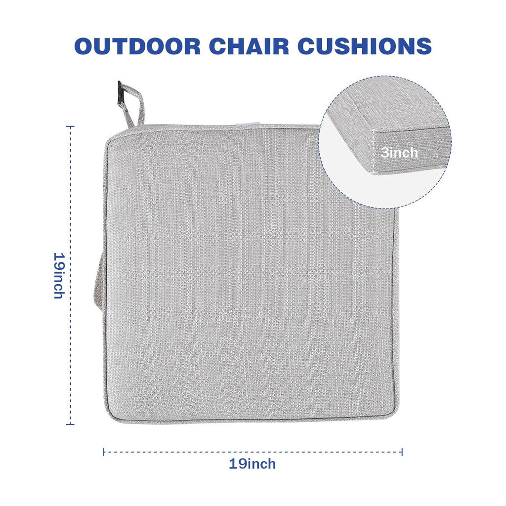 Outdoor Chair Cushions for Patio Furniture, Patio Chair Cushions, Waterproof ...