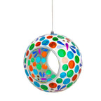 Dragonfly Dreams Glass Mosaic Fly-Through Hanging Bird Feeder