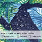 Pack of 2 Waterproof Outdoor Lumbar Pillow with Inserts, Rectangle Decorative...