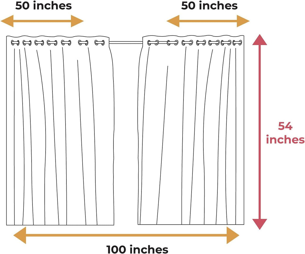 Hamsa Grommet Curtain, Bohemian Style Inspirational Boho Hamsa Hand Illustration Pattern Mandala Art, Decorative 2-Panel Window Drapes for Bedroom Living Room, 50" X 54", Coral Teal