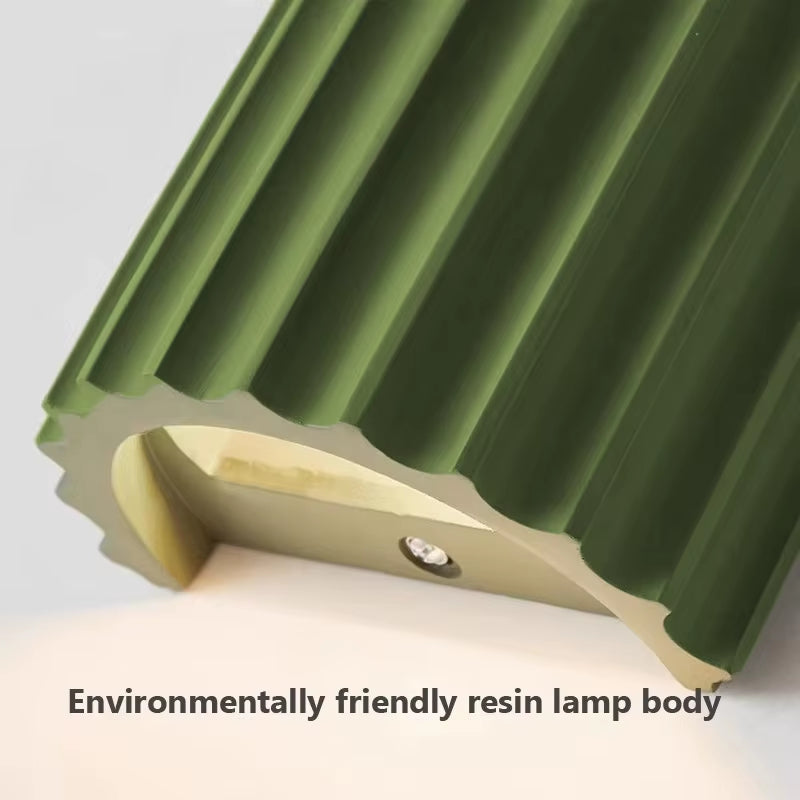 Macaron LED Wall Lamp Resin Home Decor Fixtures Wall Light Luxury Home Decor Wall Sconce for Living Room Bedside Hallway Lamp