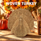 Thanksgiving Turkey Decor, Fall Decorations for Home, Rustic Turkey Thanksgiving Decorations and Fall Table Centerpiece