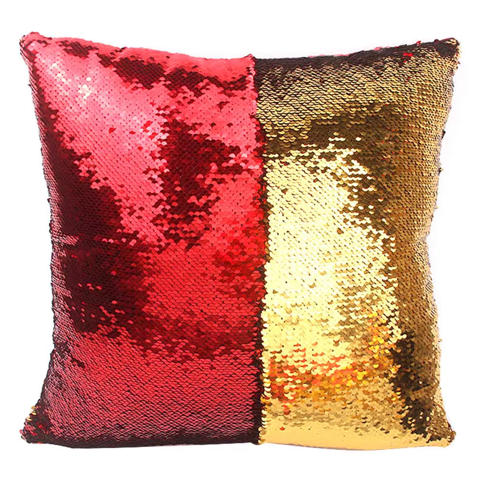 Mermaid Pillows Two Tone Sequins Throw Pillow Cushion Case DIY Case Double Sides Decorative Pillows FBE3