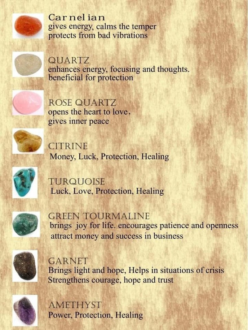 Large Wooden Hamsa Blessing for the Home - in Hebrew - Good Luck Wall Decor with Simulated Gemstones