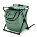 Multi-Function 3-In-1 Compact Camp Chair: Backpack, Stool & Insulated Cooler, W/ External Pockets & Storage Bag, Lightweight, Large Backpack, Fishing, Hiking, Heavy-Duty, Usa-Based