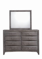 Madison Dresser with Mirror, Gray