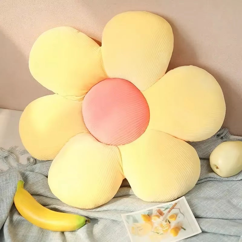 40CM Colorful Flowers Plush Pillow Plant Petal Cushion Stuffed Toys for Girls Baby Home Decor Gift Flower Pillow Home Decor Gift