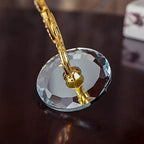 Clear K9 Crystal Taper Candle Holders, Candle Holder for Taper Candle,Taper Candlestick Holders for Coffee Dining Table, Wedding,Christmas,Home Decoration, Set of 2