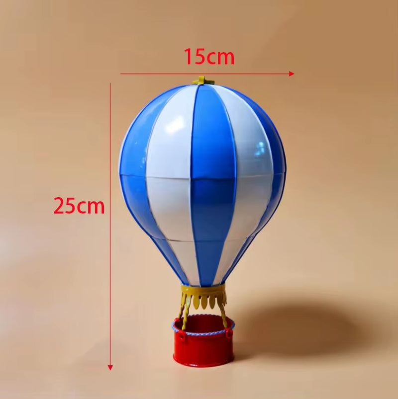 19Th Century European Retro Wrought Iron Hot Air Balloon Model Hotel Store Hanging Ornaments Crafts Home Furnishings Decoration