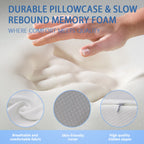 Pillows Orthopedic Contour Memory Foam Pillows Neck Shoulder Support Pillows for Pain Relief Ergonomic Cervical Pillow Sleeping