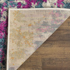 Madison Collection Runner Rug - 2'3" X 6', Ivory & Blue, Modern Boho Abstract Design, Non-Shedding & Easy Care, Ideal for High Traffic Areas in Living Room, Bedroom (MAD143B)