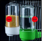 Bird Feeder Water Dispenser Automatic Bird Feeder for Cage, 2PCS Bird Feeder And