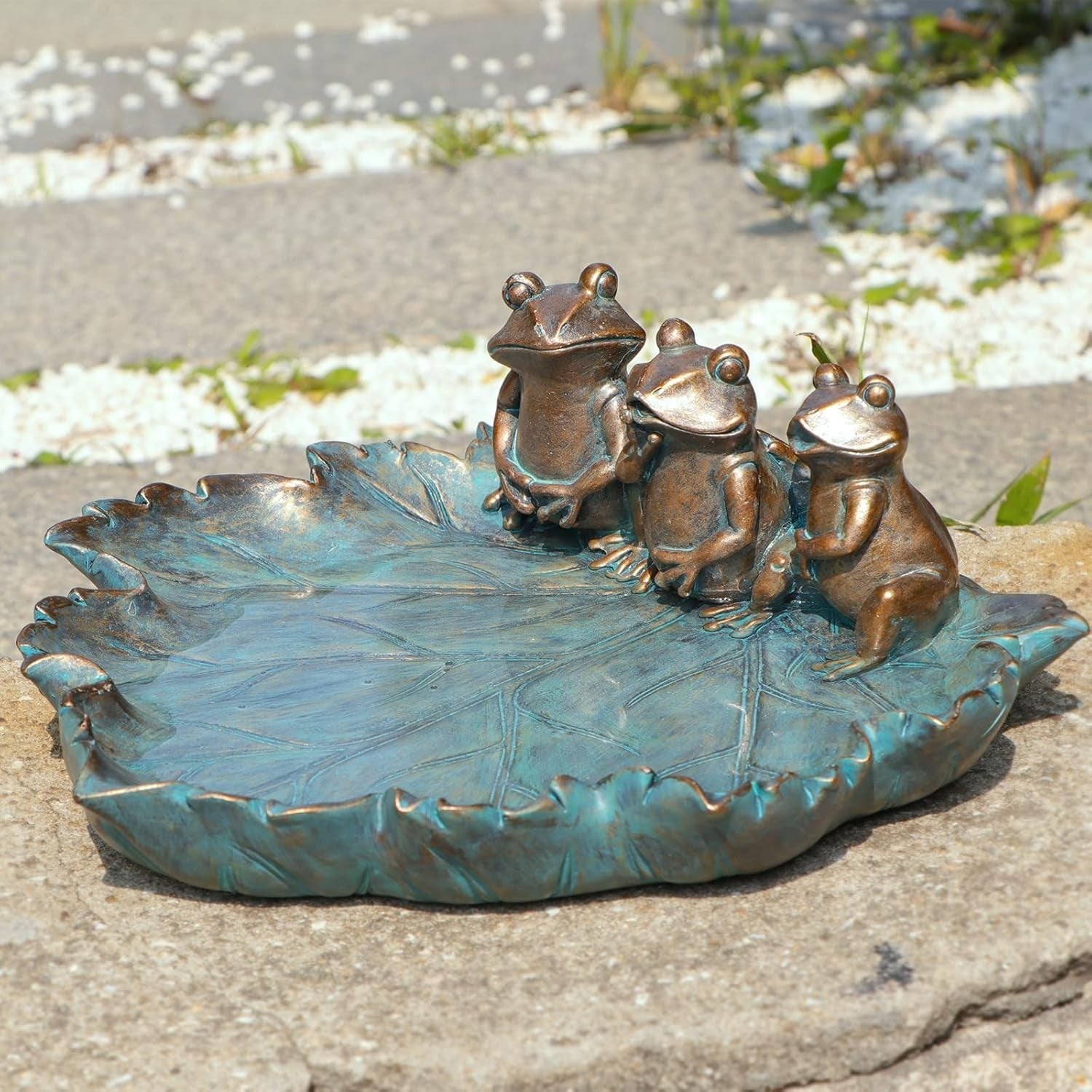 Bird Baths for Outdoors Antique Outdoor Garden Bird Bath Resin Birdbath Bowl