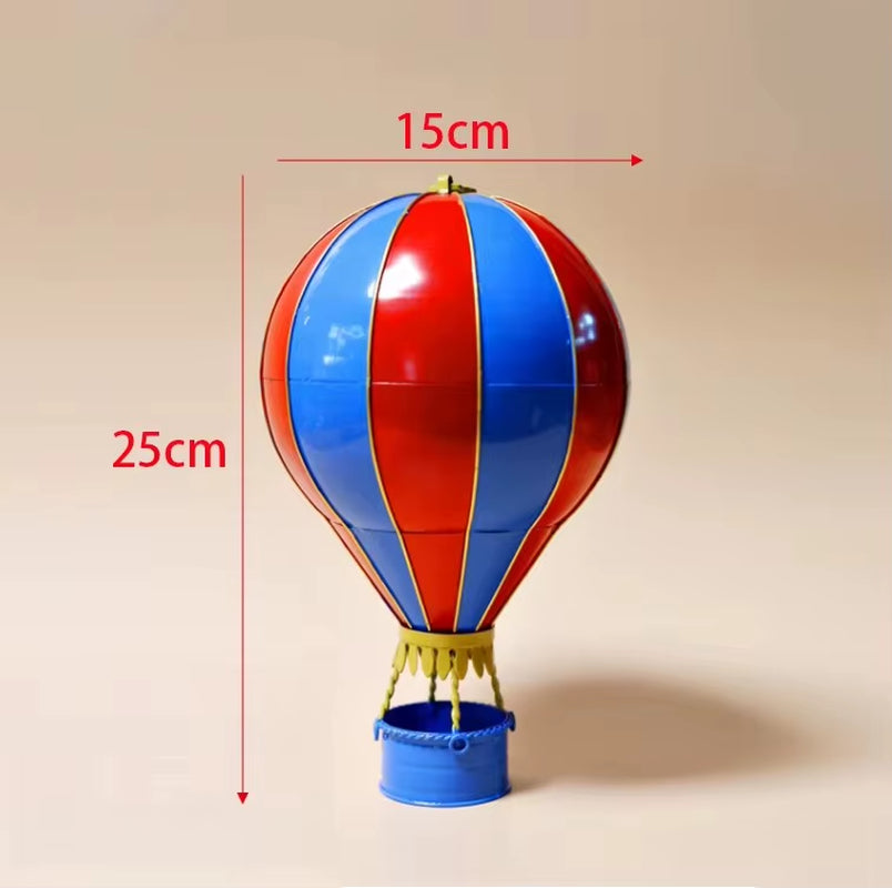 19Th Century European Retro Wrought Iron Hot Air Balloon Model Hotel Store Hanging Ornaments Crafts Home Furnishings Decoration