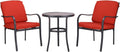 3 Pieces Outdoor Furniture,Patio Table and Chairs, Dinning Table and Chais, Patio Conversation Set, Porch Patio Set, Furniture Patio All-Weather Outdoor Patio Furniture