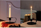 Wrought Iron Taper Candle Holder, Black Candlestick Holders, Candle Holders for Wedding, Dinner, Party Decorations (1 Pcs)