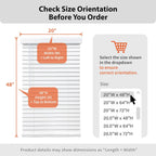 Cordless 2" Faux Wood Blind, 27" W X 48" H, Dark Oak