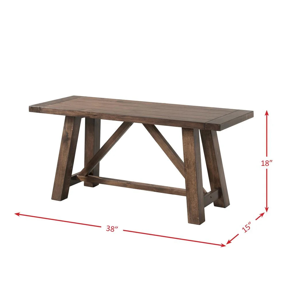 Regan 6 Piece Dining Set in Walnut