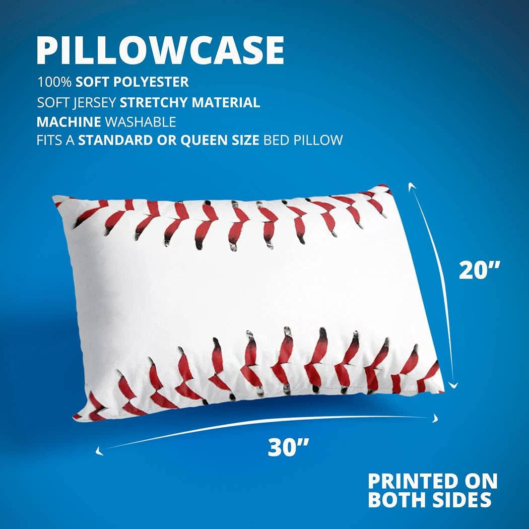 - Baseball Stitches Pillowcase | Baseball Pillowcase Home Decor