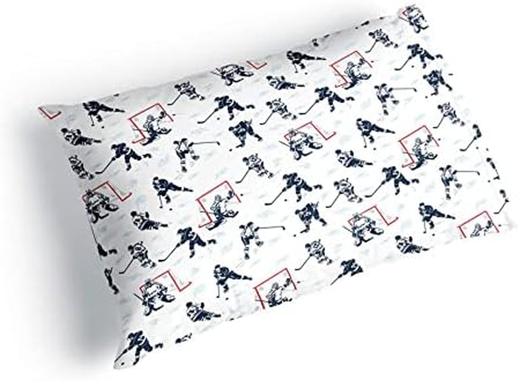 Hockey Action Player Pillowcase | Home Decor