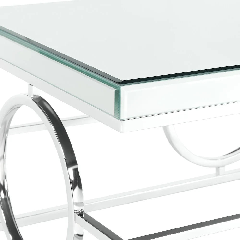 Katie Rectangle Mirrored Sofa Table