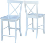 International Concepts X Back Stool Barstool