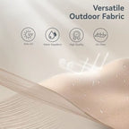 13 FT Patio Umbrella, Patio Umbrellas Double-Sided Twin Outdoor Market Umbrellas with Crank, Outdoor Patio Umbrella