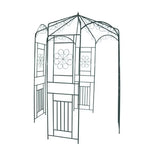 Garden Iron Garden Arch, 98.4 High X 63 Inch Wide, Garden Arbor for Various Climbing Plant, Outdoor Garden Lawn Backyard